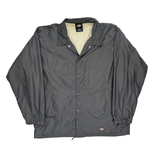 Dickies Coach Windbreaker - XL Grey Polyester