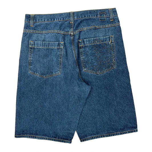 Unbranded Denim Shorts - 38W 10L Blue Denim