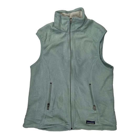 Patagonia Fleece Jacket - Large Green Polyester