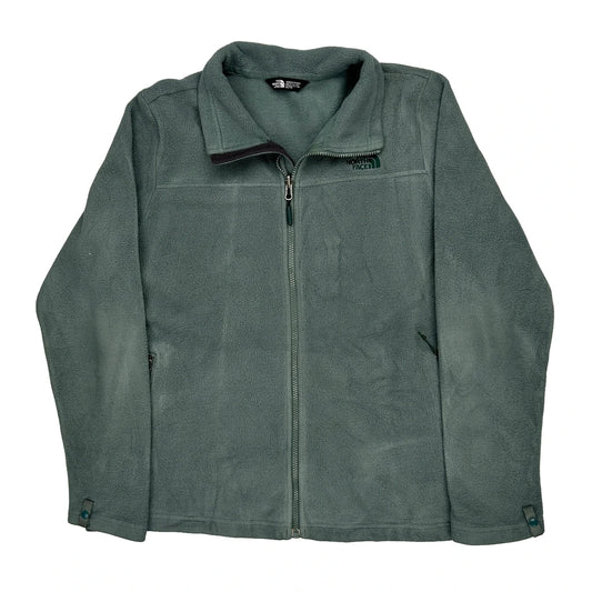 The North Face Fleece Jacket - 2XL Green Polyester