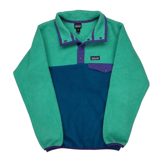 Age 10 Synchilla Patagonia Oversized Fleece - Medium Purple Polyester
