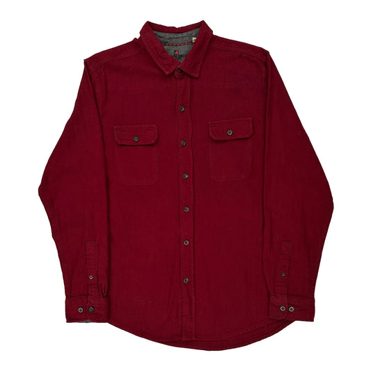 Woolrich Shirt - Large Red Cotton