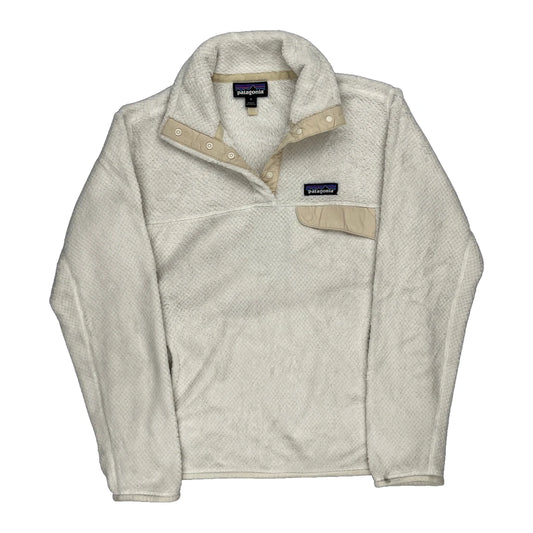 Patagonia Fleece - Small Cream Polyester