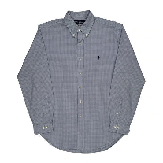 Ralph Lauren Checked Shirt - Large Blue Cotton