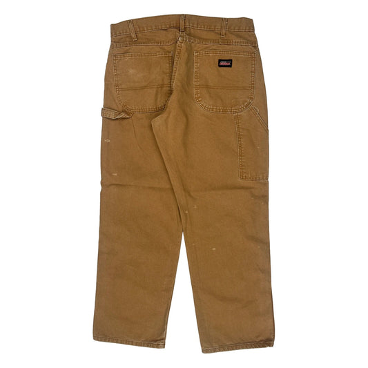Carhartt Carpenter Trousers - 33W 29L Brown Cotton