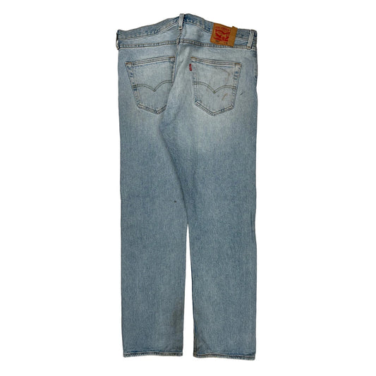 501 Levis Jeans - 36W 32L Light Wash Denim