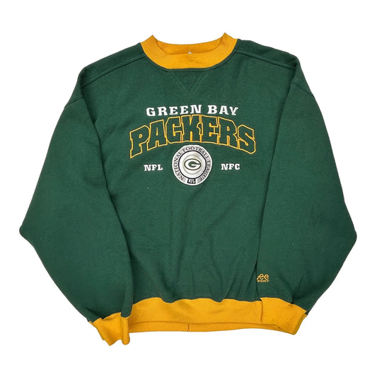 Vintage Green Bay Packers Lee Sport Nfl Sweatshirt - XL Green Cotton