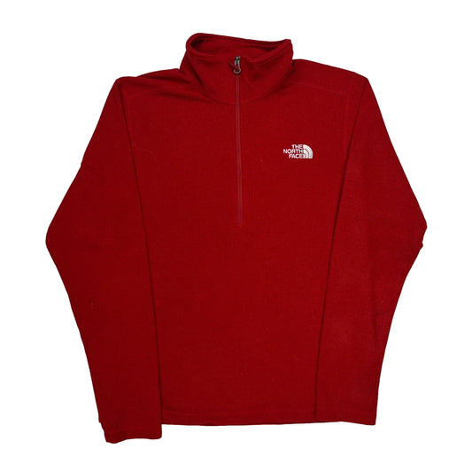 The North Face Fleece - Medium Red Polyester