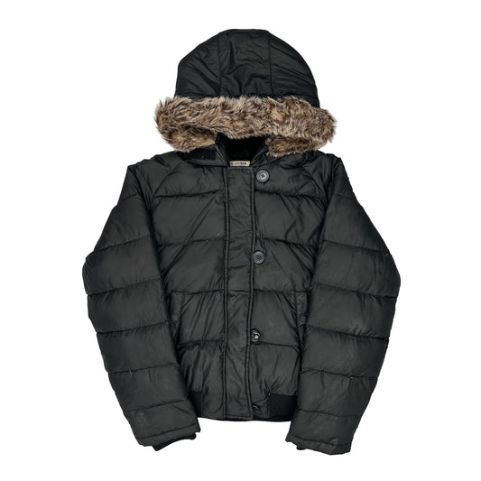 90S Polo Jeans Ralph Lauren Puffer - Medium Black Polyester