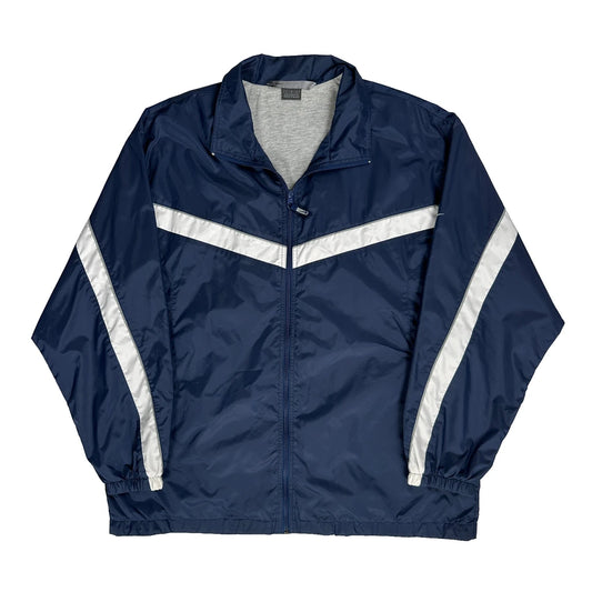 Nike Windbreaker - Large Blue Polyester