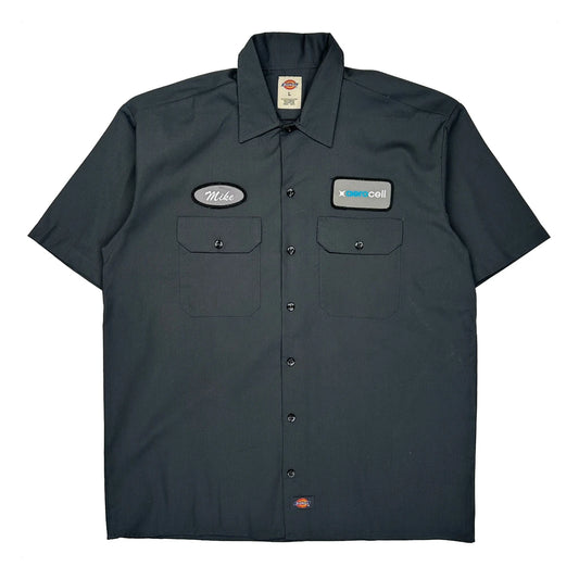 Aerocell Dickies Short Sleeve Shirt - Large Grey Cotton