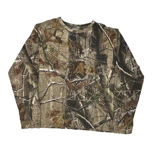 Realtree Long Sleeve T-Shirt - XL Camo Cotton