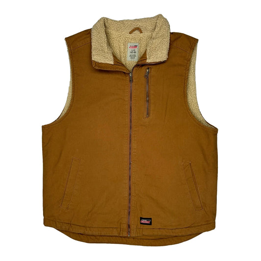 Dickies Gilet - Large Brown Cotton