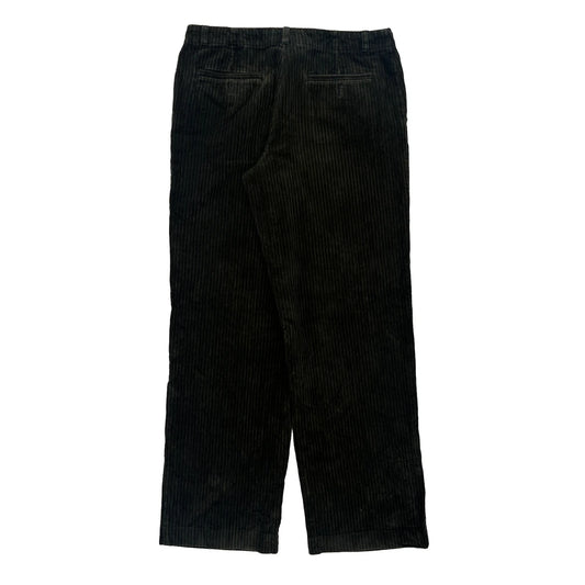 Dkny Cord Trousers - 32″ Waist Black Cotton