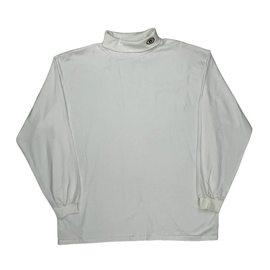 Vintage Nfl Long Sleeve T-Shirt - XL White Cotton