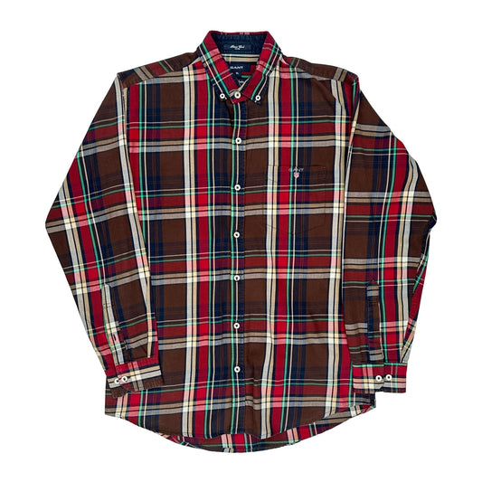Gant Checked Flannel Shirt - XL Multicoloured Cotton
