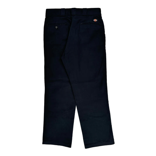 Vintage Dickies Trousers - 32W 31L Black Cotton Blend