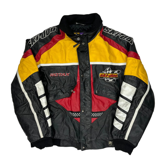 Racing Ski-Doo Nascar Ski Jacket - XL Black Leather
