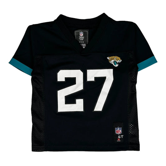 Jacksonville Jaguars; Age 4T Nfl Jersey - Small Black Polyester