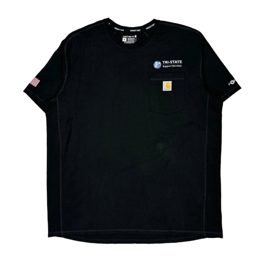 Carhartt T-Shirt - XL Black Cotton