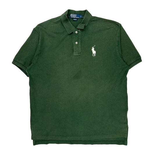 Polo By Ralph Lauren Polo Shirt - Large Green Cotton