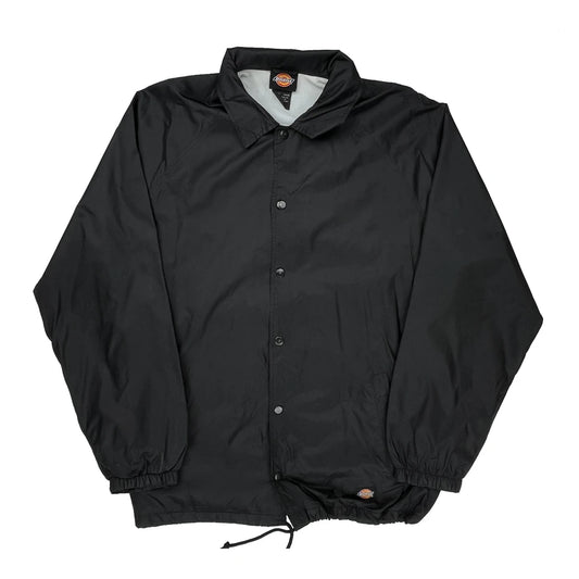 Dickies Windbreaker - Large Black Polyester