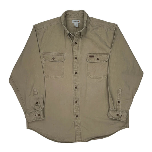 Carhartt Shirt - XL Beige Cotton