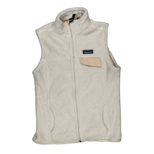 Patagonia Fleece Gilet - Medium Cream Polyester