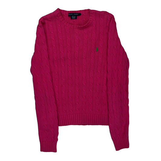 Ralph Lauren Jumper - Large Pink Cotton