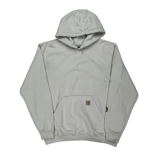 Carhartt Hoodie - Large White Cotton Blend