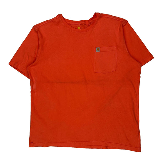 Relaxed Fit Carhartt T-Shirt - XL Red Cotton
