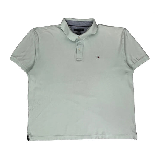 Vintage Tommy Hilfiger Polo Shirt - XL Green Cotton