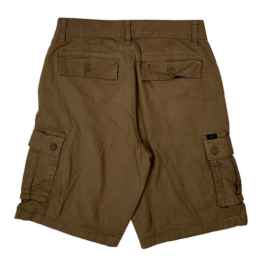 Lee Cargo Shorts - 28W 11L Brown Cotton