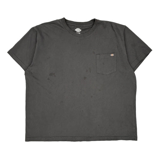 Dickies T-Shirt - 2XL Gray Cotton