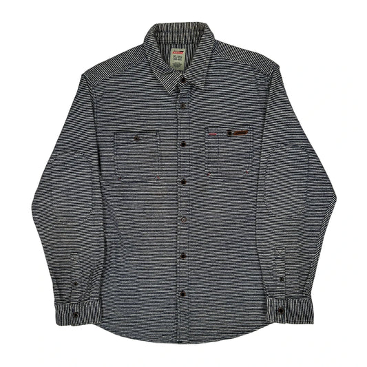Dickies Striped Shirt - XL Blue Cotton