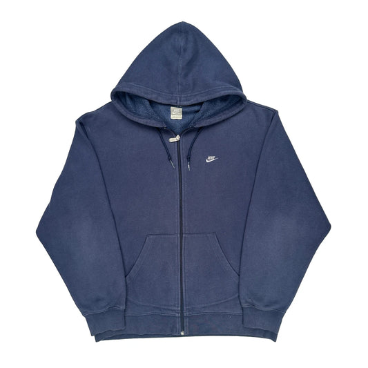 Vintage Nike Hoodie - XL Navy Cotton