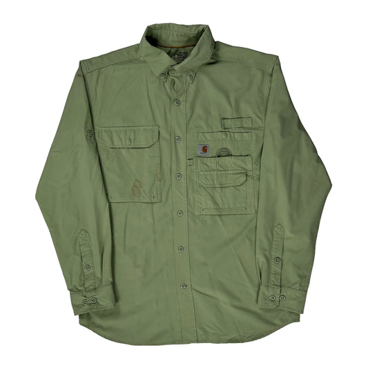 Carhartt Shirt - Medium Green Cotton Blend