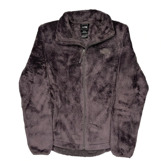 The North Face Fleece Jacket - XS Grey Faux Fur
