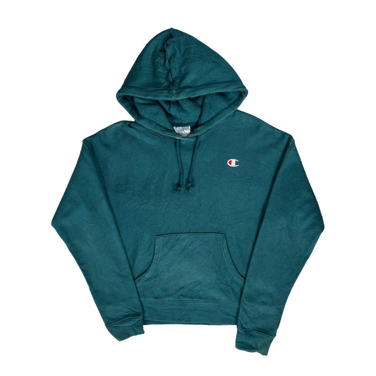 Reverse Weave Champion Hoodie - Medium Green Cotton