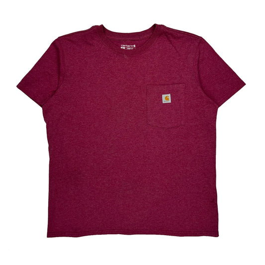 Carhartt T-Shirt - XL Red Cotton