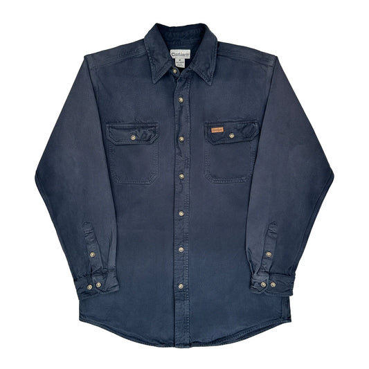Carhartt Shirt - Medium Navy Cotton