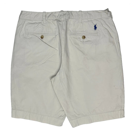 Polo By Ralph Lauren Chino Shorts - 34W UK 14 White Cotton