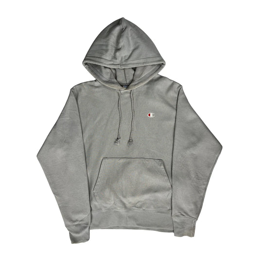 Reverse Weave Champion Hoodie - Medium Grey Cotton