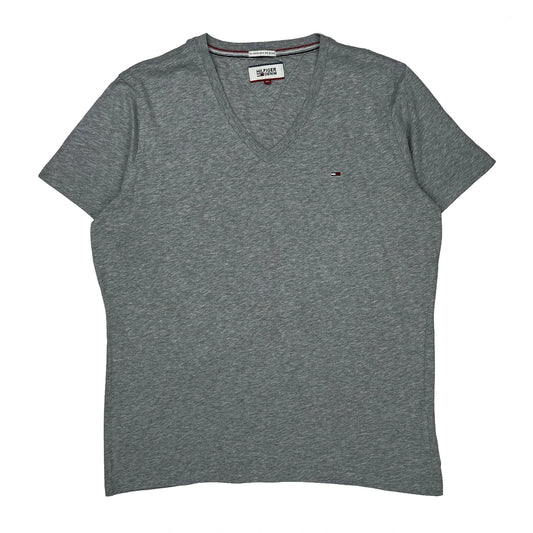 Hilfiger Denim T-Shirt - XL Grey Cotton