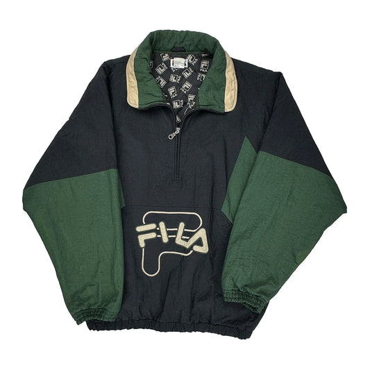 Fila Oversized Windbreaker - 2XL Black Nylon