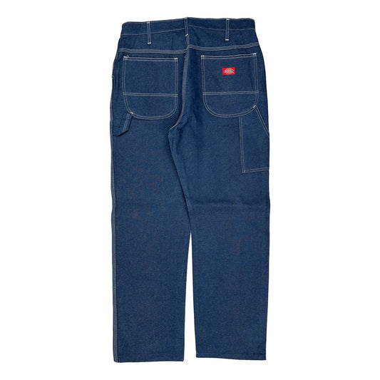 Dickies Carpenter Jeans - 34W 30L Blue Cotton