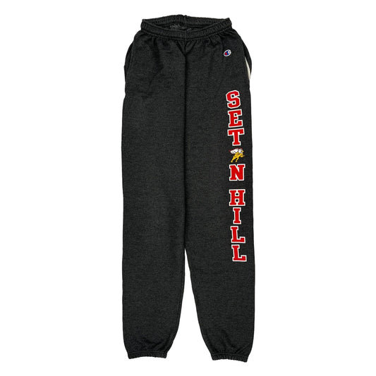 Seton Hill Champion Graphic Tracksuit - Small Grey Cotton Blend