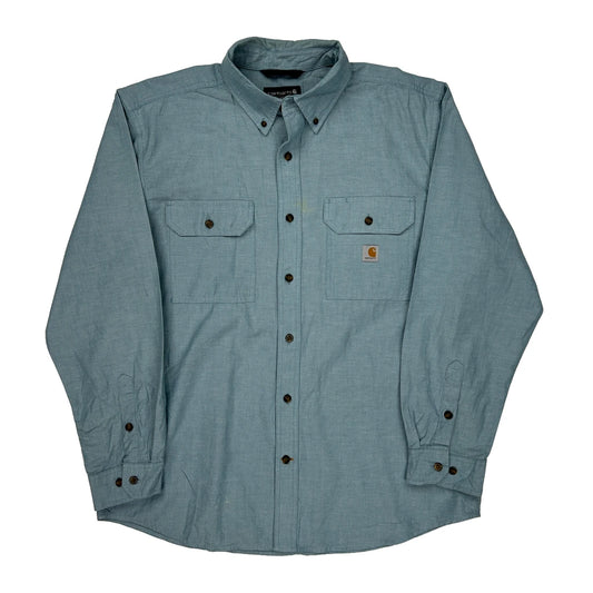 Carhartt Shirt - Large Blue Cotton