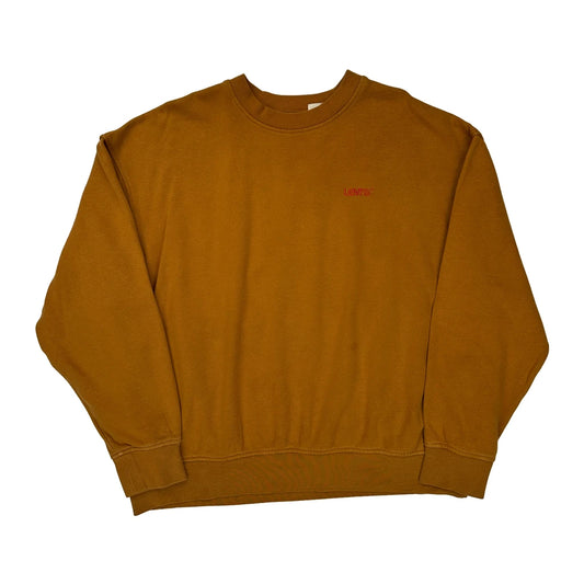 Levis Sweatshirt - XL Brown Cotton