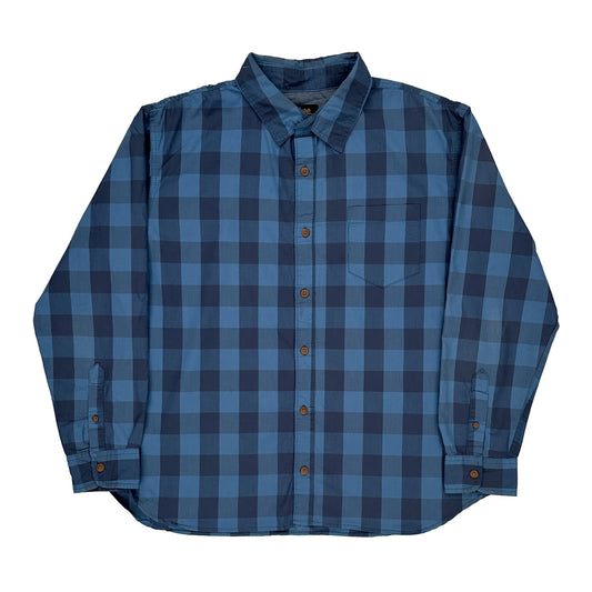 Lee Checked Shirt - XL Blue Cotton